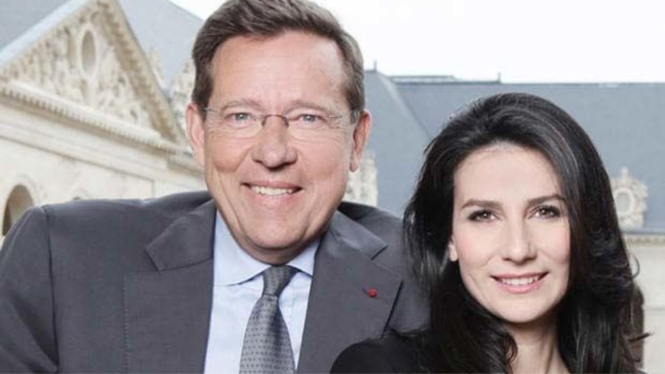 Pierre Servent et Marie Drucker