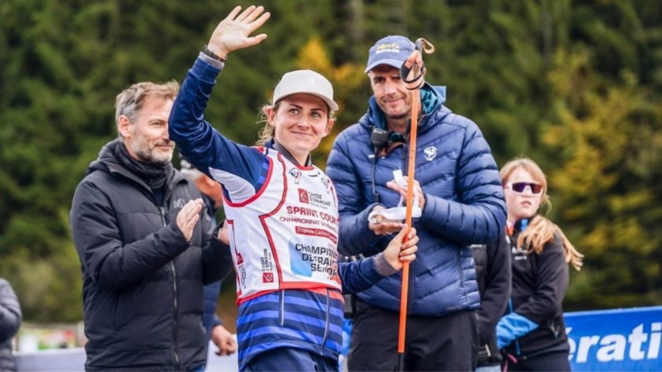 Justine Braisaz et Son Mari