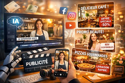 Création de vidéos IA pour la publicité des petites entreprises